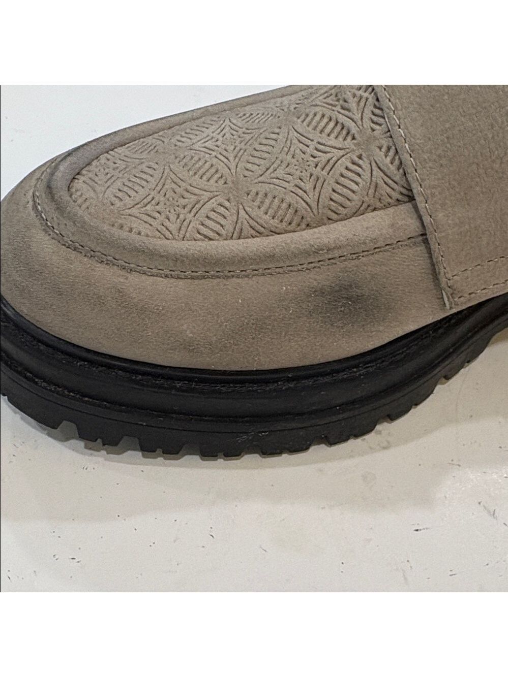 Miz Mooz Size EU 40 Daria taupe suede lug sole platform loafer. - Picture 10 of 10